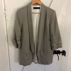 ZARA beige blazer, 3/4 sleeves | Like new!